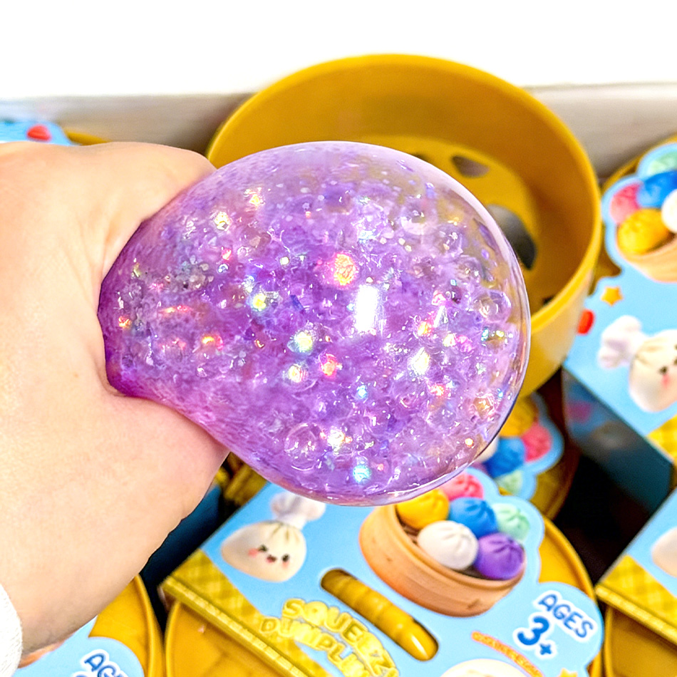 Sports Equipment Box - 1-12 Stück Glitzer-Dumplings, Glitzer-Dumpling-Squishies mit Box,