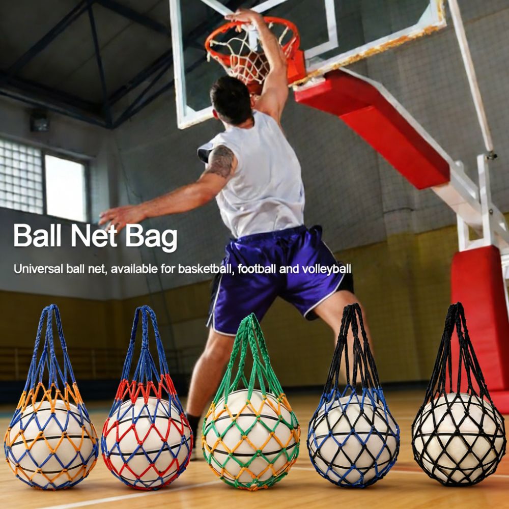 Sports Equipment For Volleyball - Basketball-Balltasche, strapazierfähig, gewebtes Nylon-Netz, Aufbewahrungstasche mit