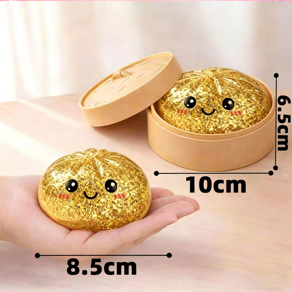 Sports Equipment Box - Glitzernde Dumpling Squishies Spielzeug Baozi Dumpling
