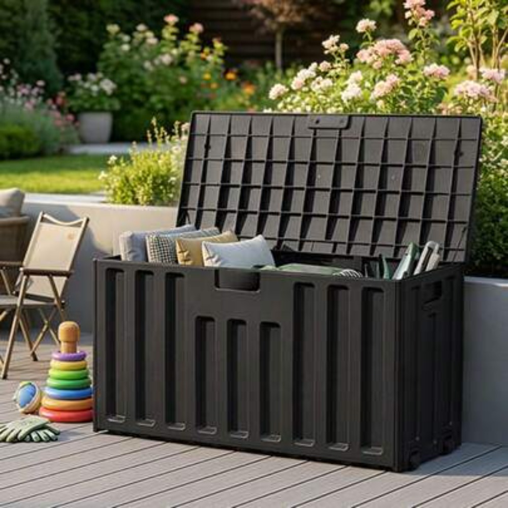 Großer Outdoor-Aufbewahrungsbe – Sports Equipment Box Bewertung und Preis